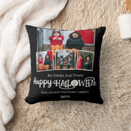 Boo-Kürbiskürbis-Jack-o-Laterne Halloween FotoColl Kissen