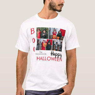 Boo-Kürbiskürbis-Jack-o-Laterne Halloween FotoColl T-Shirt