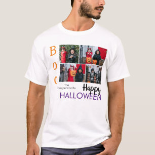 Boo-Kürbiskürbis-Jack-o-Laterne Halloween FotoColl T-Shirt