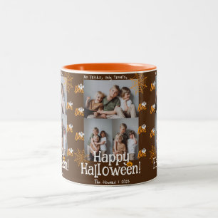 Boo-Kürbiskürbis-Jack-o-Laterne Halloween FotoColl Zweifarbige Tasse