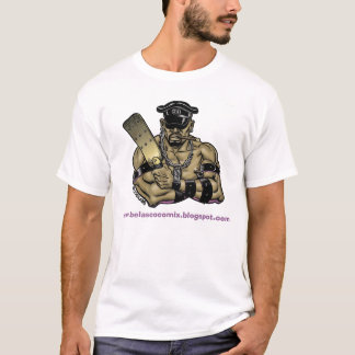 BOO ledernes Vati-Muskel-T-Shirt T-Shirt