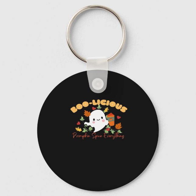Boo-licious Pumpkin Gewürze alles Wesentliche Schlüsselanhänger (Vorderseite)