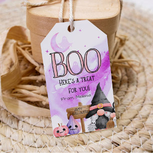 BOO lila Zwergkinder halbwegs zu Gunsten Geschenkanhänger