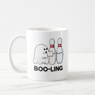 Boo-ling Funny Halloween Bowling Ghost Pun Kaffeetasse
