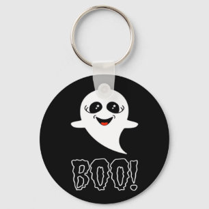 Boo Little Halloween klassisches Design Schlüsselanhänger