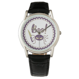 Boo lustige Halloween-Spielmesser-Hand Armbanduhr