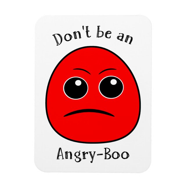 Boo Magnets - Angry-Boo (Vertical)