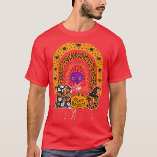 Boo mit Spinnen und Rotzhut Halloween Rainbow 1 T-Shirt