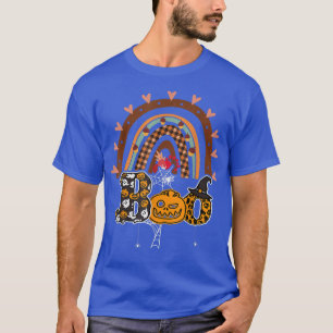 Boo mit Spinnen und Rotzhut Halloween Rainbow 2 T-Shirt