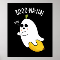 Boo-nana Funny Ghost Banana Pun Dark BG