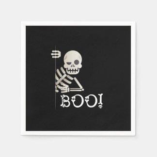 Boo! Niedlich Hiding Peekaboo Beängstigend Kids Ha Serviette