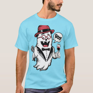 Boo! Niedliches Halloween Spooky T Shirt Design