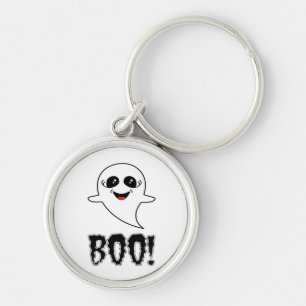 Boo! Niedliches Halloween von Lucas Retro Classic Schlüsselanhänger