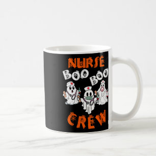Boo Nurse Scrub Funny Ghost Halloween Kostüme Wom Kaffeetasse