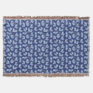 Boo Octopus Blue Kids Bekleidung & Dekoration Decke