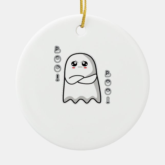Boo Of Disapproval Classic Retro Keramik Ornament (Vorne)