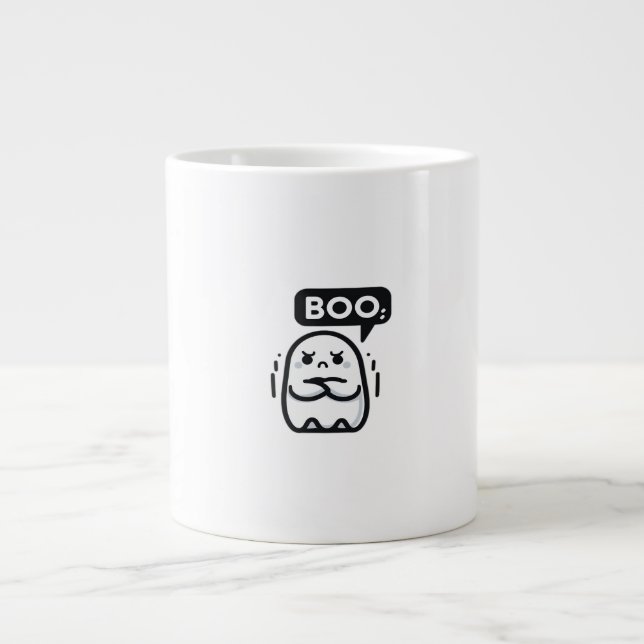 Boo Of Disapproval Funny Quote Jumbo-Tasse (Vorderseite)
