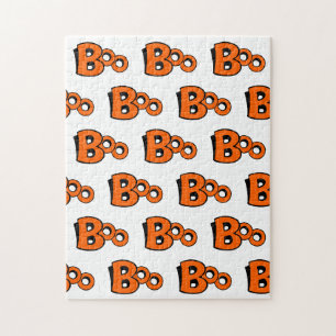 Boo Pattern Halloween frustriert