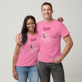 Boo Pink Halloween T - Shirt