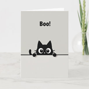 Boo Playful Peeker Karte