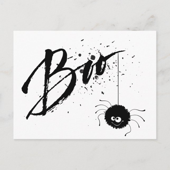 Boo Postkarte (Vorderseite)