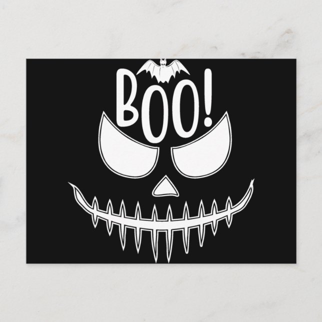 BOO! POSTKARTE (Vorderseite)