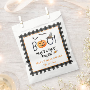 BOO Pumpkin Happy Halloween Leckerei Geschenktütchen