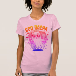 Boo-racha Funny Halloween Ghost Drinking Margarita T-Shirt