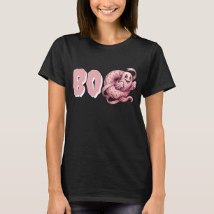 BOO Rosa Geist & Donut Süßes Halloween Coquette T-Shirt