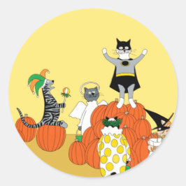 Boo! Runder Aufkleber