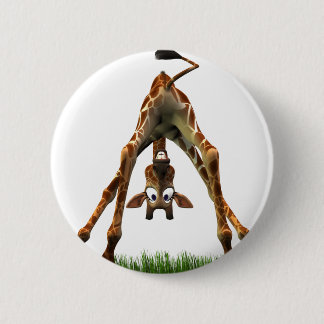 Boo! Sagt Olympia-Giraffe Button