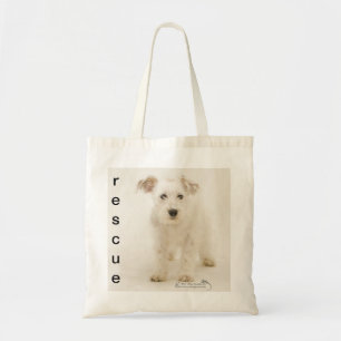 Boo, schützen Sie Hund auf Leinwandeinkaufstasche Tragetasche