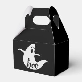 Boo. Schwarz lustige, lustige beängstigende Kinder Geschenkschachtel