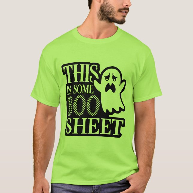 Boo Sheet Halloween T-Shirt (Vorderseite)