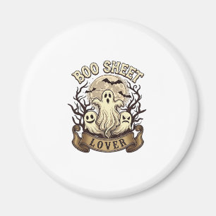 Boo Sheet Liebhaber Halloween Geister Mond Flederm Magnet
