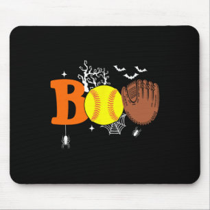 Boo Softll Halloween Gruselig Halloween Softll Spi Mousepad