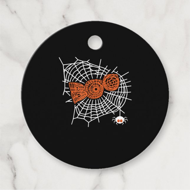 Boo Spider Web Funny Niedlich Spider Web Grafik Geschenkanhänger (Vorderseite)