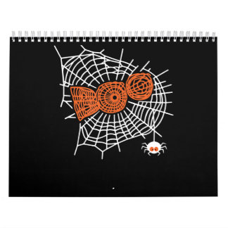 Boo Spider Web Funny Niedlich Spider Web Grafik Kalender
