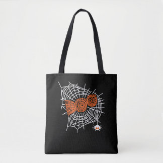 Boo Spider Web Funny Niedlich Spider Web Grafik Tasche
