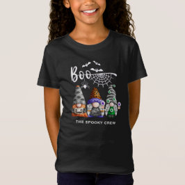 Boo Spooky Crew Halloween Gnomes T-Shirt