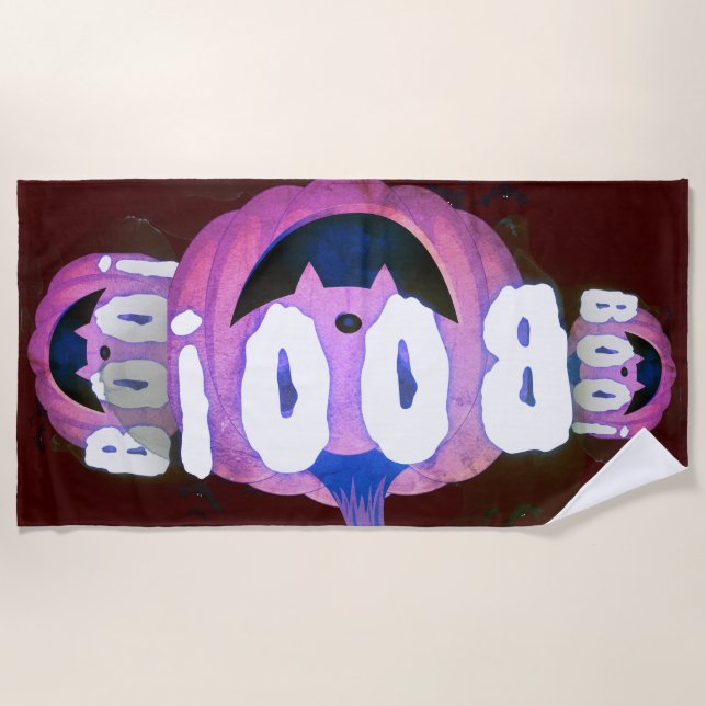 Boo! Strandtuch (Vorderseite)