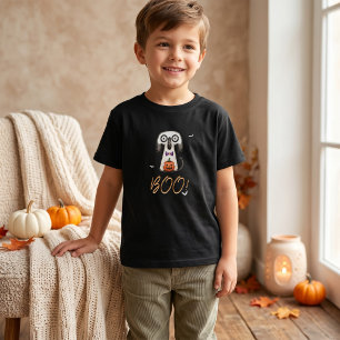 BOO Süßer Geist Kinder Halloween-Party T-Shirt