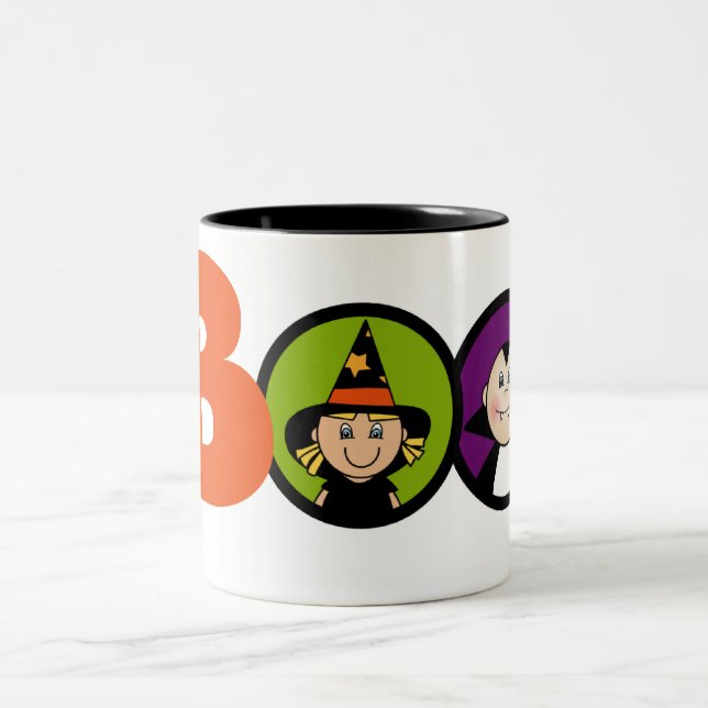 BOO-T - Shirt und -Geschenke Zweifarbige Tasse (Mittel)