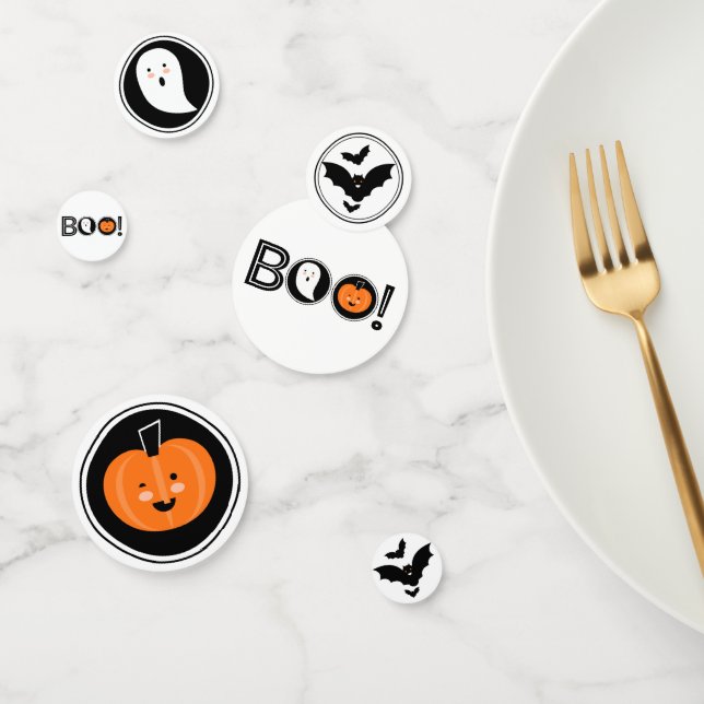 Boo ! Table d'Halloween Confetti (Groupe)