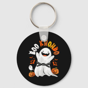 Boo Taekwondo Halloween-Geisterkostüm Kampfsport Schlüsselanhänger