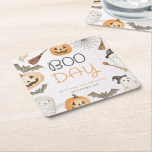 Boo Tag Gruseliger Halloween Geburtstag