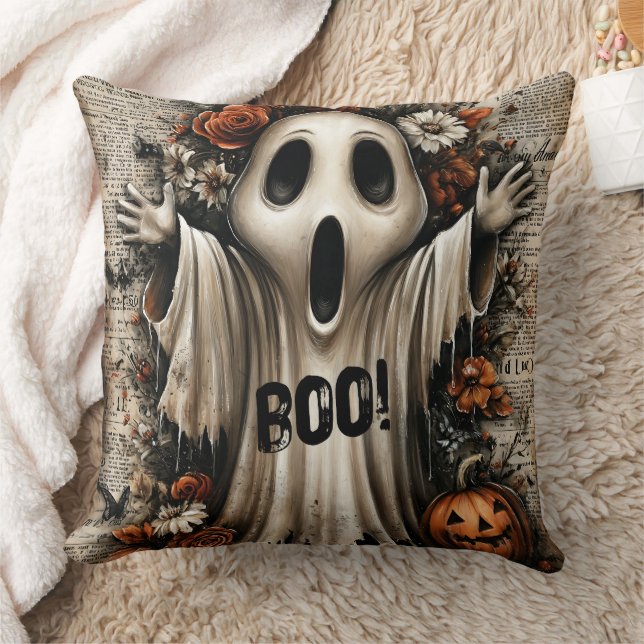 BOO-tanisches Blut: Der Geist, der den Herbst wein Kissen (Decke)