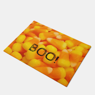 BOO ! Tapis de sol en maïs bonbon Halloween
