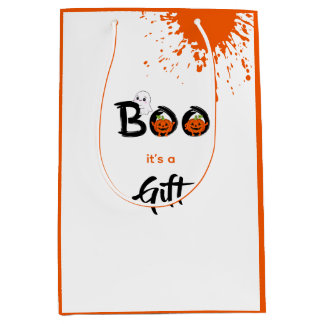 Boo-Team lustiges Halloween Mittlere Geschenktüte