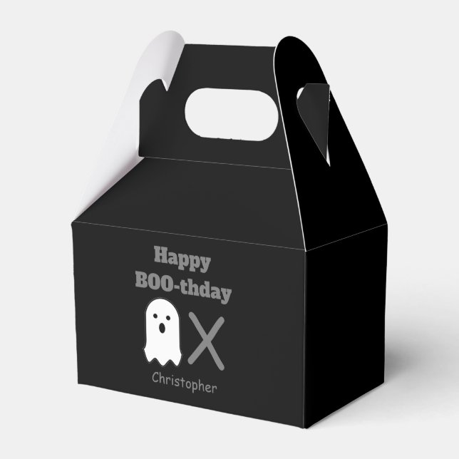 BOO-thday Ghost Geschenkschachtel (Vorderseite)